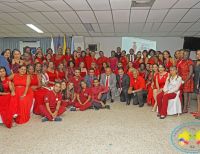 El primer Día del Vestido Rojo en Cali fue todo un éxito