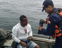 Rescatadas cuatro personas en embarcación a la deriva en el Chocó