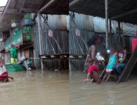 El 95 por ciento de la cabecera municipal de Timbiquí se inundó por creciente del río