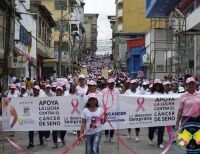 Bonaverenses acudieron al llamado para la prevención del cáncer de seno en la gran caminata rosada por la vida