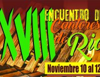 Esta es la programación del XVIII Encuentro de Cantores de Río