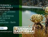 Participación ciudadana, clave en delimitación de Santurbán