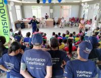 Voluntarios Telefónica llevaron alegría a niños de Punta Soldado en Buenaventura