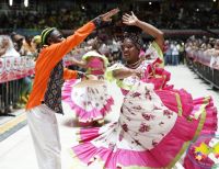 Como todos los años, con Mano'e Currulao del Instituto Popular de Cultura de Cali se inició el Festival Petronio Álvarez