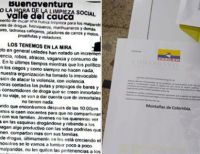 Comandante del Distrito de Buenaventura da parte de tranquilidad por panfletos en Pueblo Nuevo