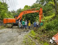 A paso lento avanzan las obras de rehabilitación de la carretera Simón Bolívar