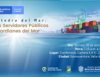 Servidores públicos de Buenaventura y del Valle del Cauca, a inscribirse en la cuarta Cátedra del Mar