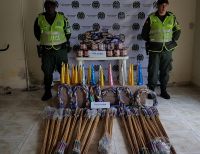 La Policía Nacional incautó cerca de 80 kilos de pólvora en Buenaventura