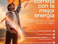 Llamado de la Epsa para elevar de manera responsable las cometas, lejos de las redes de energía