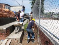 Avanzan a buen ritmo las obras de adecuación y remodelación en cinco escenarios deportivos en barrios de Buenaventura