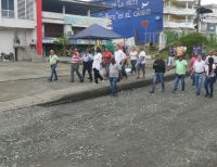 La Alcaldesa Distrital realizó recorrido por las obras que se adelantan en la avenida Simón Bolívar de Buenaventura