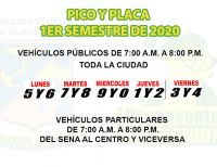 El pico y placa comienza a regir en Buenaventura el lunes 20 de enero de acuerdo al decreto 0058 expedido por la Alcaldía Distrital