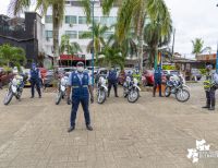 La Secretaría de Tránsito adquirió 10 motocicletas para garantizar la seguridad vial en el Distrito de Buenaventura