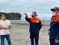 La Dimar realiza inspección a playas de Buenaventura ante una posible reapertura