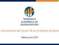 Impacto de reactivación en el Distrito de Buenaventura: tercer informe de tendencia económica