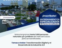 Convocatoria para entrenamientos especializados en transformación digital y transferencia tecnológica de la industria 4.0