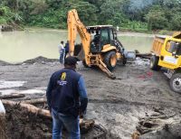 300 toneladas de material rocoso fueron evacuados luego de creciente en Aguaclara, Buenaventura