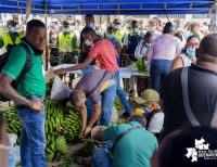 Superando todas las expectativas se realizó el Mercado Popular Campesino en Buenaventura