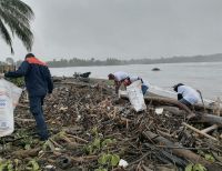 La Dirección General Marítima y Fundación Natura lideraron jornada de limpieza en playas de Bahía Solano, Chocó