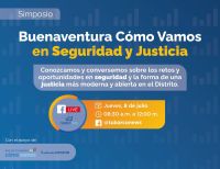 El jueves 8 de julio conozca cómo vamos en seguridad y justicia en Buenaventura