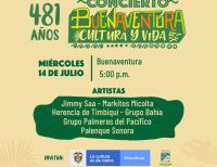 Alcaldía Distrital y Ministerio de Cultura conmemorarán el aniversario 481 de la ciudad con el concierto "Buenaventura, Cultura y Vida"