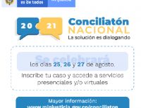 Del 25 al 27 de agosto se llevará a cabo una Gran Jornada de Conciliación en la Cámara de Comercio de Buenaventura