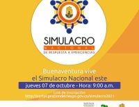 Continúan las gestiones en Buenaventura para participar en el Simulacro Nacional de Respuesta a Emergencias