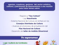 El 11 de octubre se realizará capacitación sobre procesos del sector cultural en Buenaventura