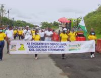 Alcalde y Secretario de Educación inauguraron el XII Encuentro Deportivo, Recreativo y Cultural del sector educativo de Buenaventura