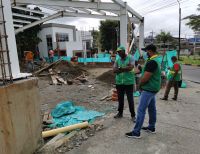 La Administración Distrital de Buenaventura realizó control del espacio público a bodega en el barrio Mayolo