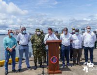 El Ministro de Defensa analizó en reunión de seguridad la situación de orden público en Buenaventura