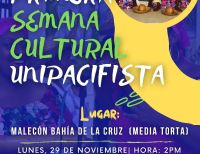 La Universidad del Pacífico realizará la Semana Cultural Unipacifista