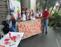 Se conmemoró el Día Internacional de las Manos Rojas