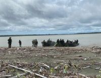Las Fuerzas Militares refuerzan operaciones de control territorial y fluvial en el Litoral del San Juan, Chocó