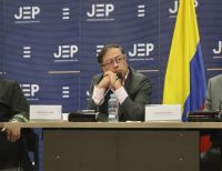 La JEP recibió en sala plena al presidente electo Gustavo Petro; el canciller designado, Álvaro Leyva; y el alto comisionado de paz designado, Danilo Rueda