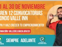 Mañana cierran algunas de las convocatorias de Valle INN! Anímese y participe