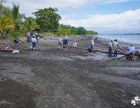 Con la participación de organizaciones de Cali y Buenaventura, Asogesampa y Cempre realizaron jornada de limpieza de playas en el sector de Vista Hermosa en La Bocana