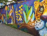 7 murales ambientales elaborados entre el EPA Buenaventura y estudiantes del Distrito embellecerán la ciudad