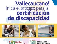 Atención población con discapacidad en el Valle del Cauca, ya se puede solicitar la Certificación de Discapacidad