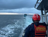 Luego de 12 horas a la deriva, fueron rescatadas cuatro personas en aguas del pacífico sur frente a Tumaco