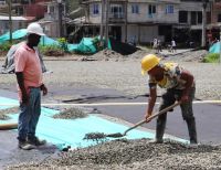 La Alcaldía Distrital de Buenaventura supervisó avances de obra de la cancha del barrio Bolívar