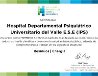 El Psiquiátrico Universitario del Valle, un hospital con sello verde