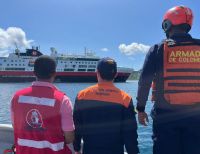 Con 60 turistas a bordo visitó el crucero internacional Fram a Bahía Solano