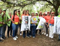 El río Cali fue epicentro de acciones cívicas de caleños dispuestos a sonreír por la ciudad