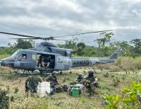 La Armada de Colombia brinda seguridad a comunidad asentada sobre el río Raposo en Buenaventura