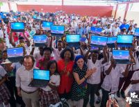 Estudiantes de 4 instituciones educativas de Buenaventura fueron beneficiados con la entrega de 668 computadores por parte del Ministerio de las TIC