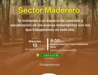 El EPA socializará al sector maderero de Buenaventura nuevas disposiciones en el sector