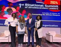 La Alcaldesa Distrital de Buenaventura, hizo preacuerdos con empresarios que participaron en Cumbre Binacional de Líderes Afro en Atlanta, EEUU