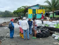 Gestión del Riesgo de Buenaventura aborda la erosión costera en Juanchaco