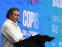 El presidente Gustavo Petro insistió ante la COP16 en la necesidad de canjear deuda por acción climática